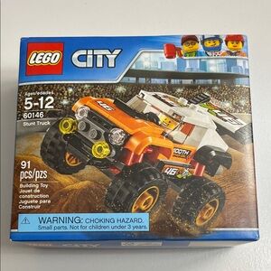 New Sealed: LEGO City Stunt Truck - Orange, Black, and White